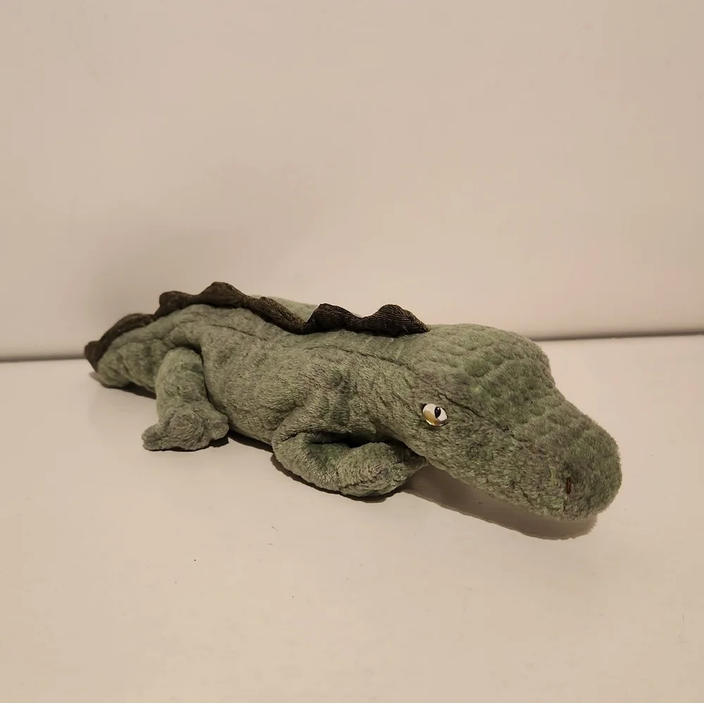 10” Ty Beanie Babies Swampy the Alligator Plush Stuffed Animal